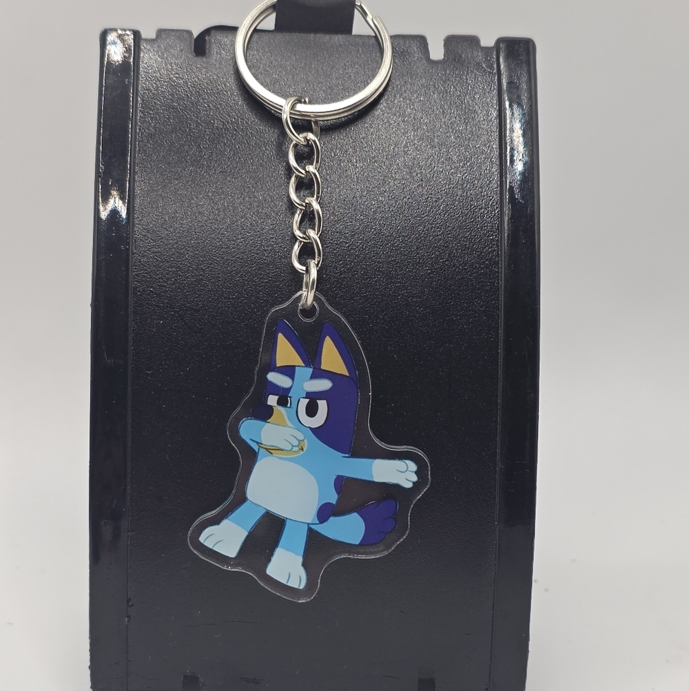 Choose One! Bluey Bingo And Family Keychains Blue Heeler - Picture 15 of 15